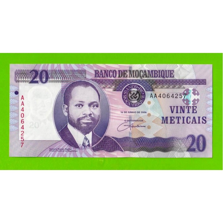 Мозамбик - 20 метикал - 2006 (AA) - UNC!!!