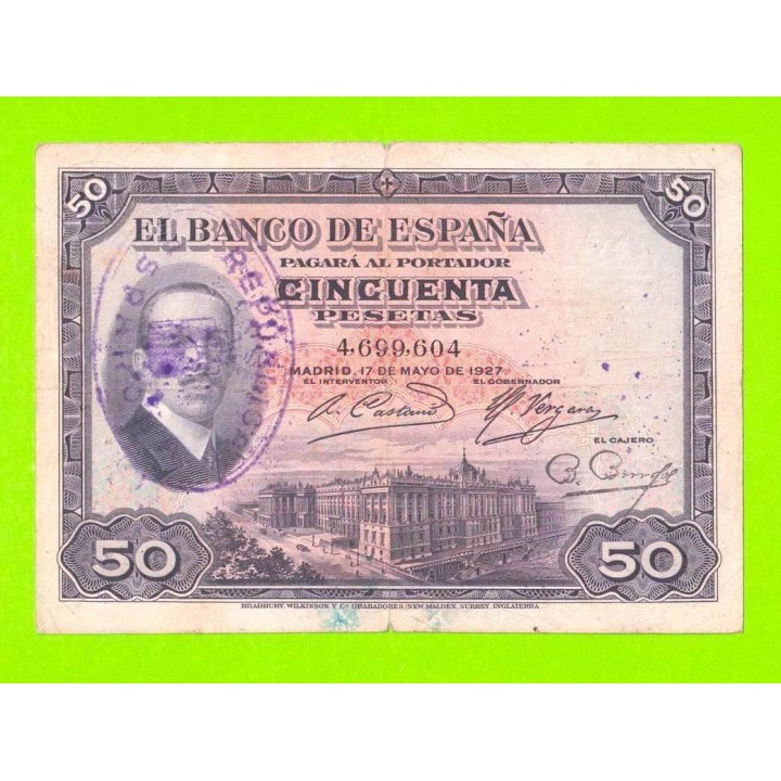 Испания - 50 песет - 1927