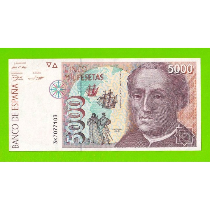 Испания - 5000 песет - 1992