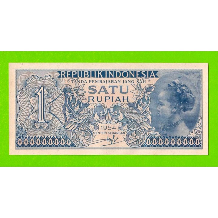 Индонезия - 1 рупия - 1954 - UNC!!!