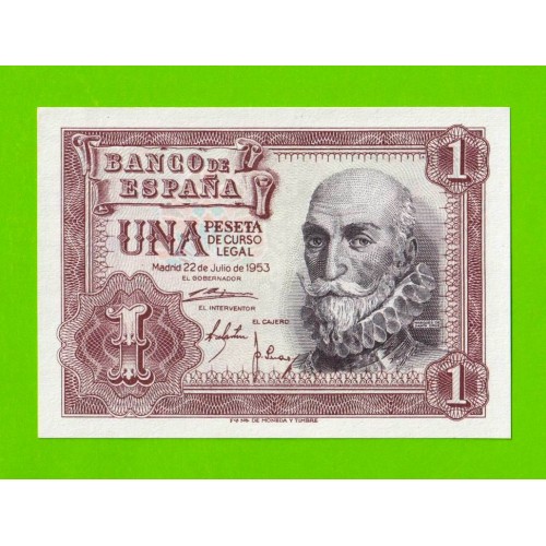 Испания - 1 песета - 1953 (серия Z) - UNC!!!