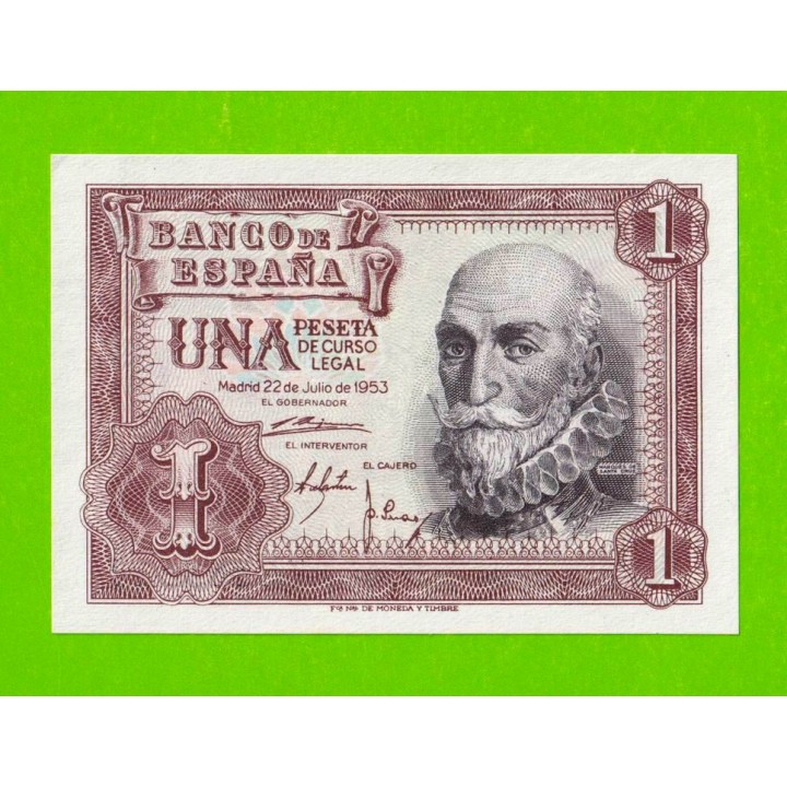 Испания - 1 песета - 1953 (серия Z) - UNC-!!!