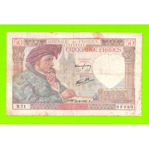 Франция - 50 франков - 1941
