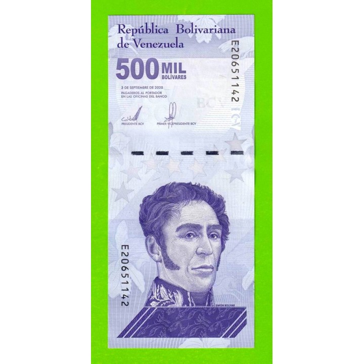 Венесуэла - 500000 боливаров - 2020 (E) - UNC!!!