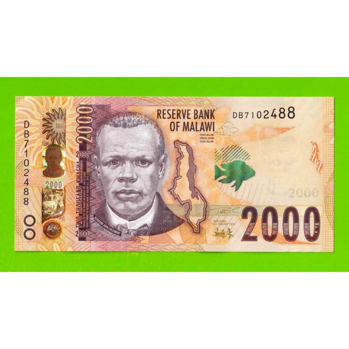 Малави - 2000 квач - 2022 (DB) - UNC!!!