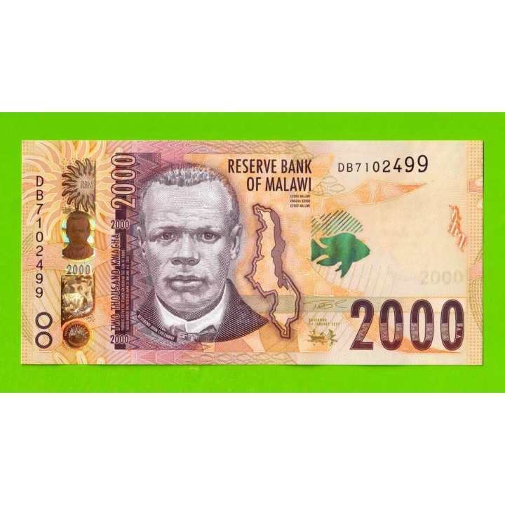 Малави - 2000 квач - 2022 (DB) - UNC!!!