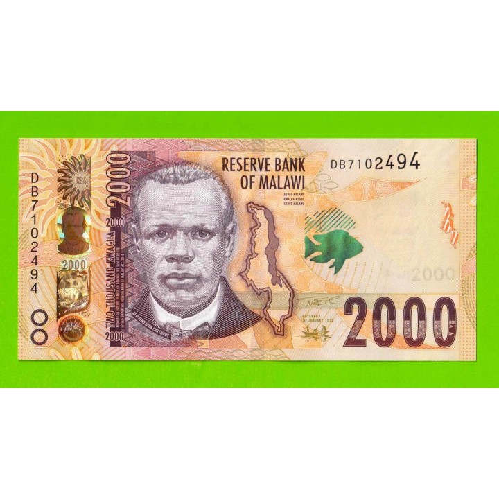 Малави - 2000 квач - 2022 (DB) - UNC!!!