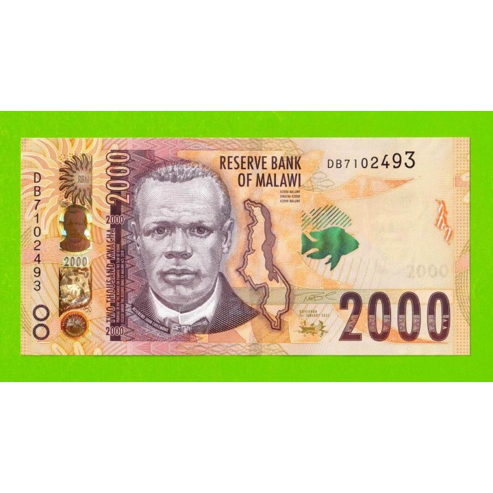 Малави - 2000 квач - 2022 (DB) - UNC!!!