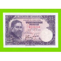 Испания - 25 песет - 1954 - XF+++!!!