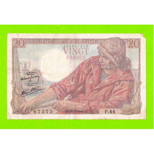 Франция - 20 франков - 1942