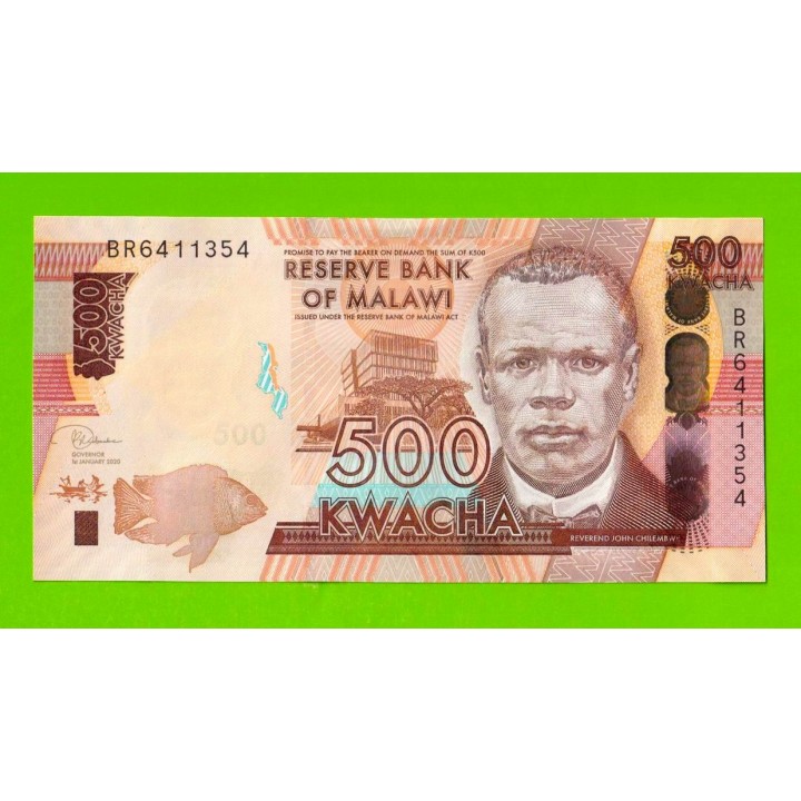 Малави - 500 квач - 2020 (BR) - UNC!!!
