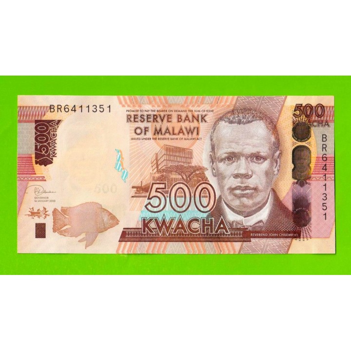 Малави - 500 квач - 2020 (BR) - UNC!!!