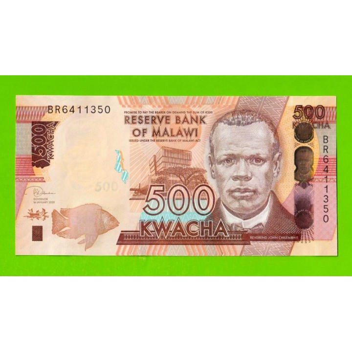 Малави - 500 квач - 2020 (BR) - UNC!!!