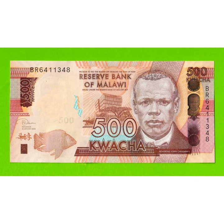 Малави - 500 квач - 2020 (BR) - UNC!!!