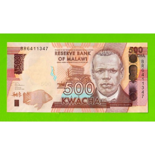 Малави - 500 квач - 2020 (BR) - UNC!!!