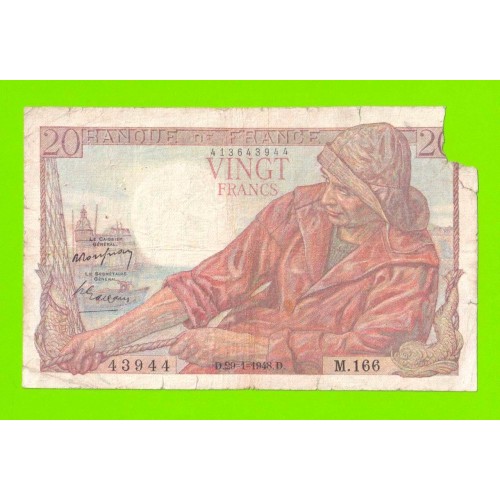 Франция - 20 франков - 1948