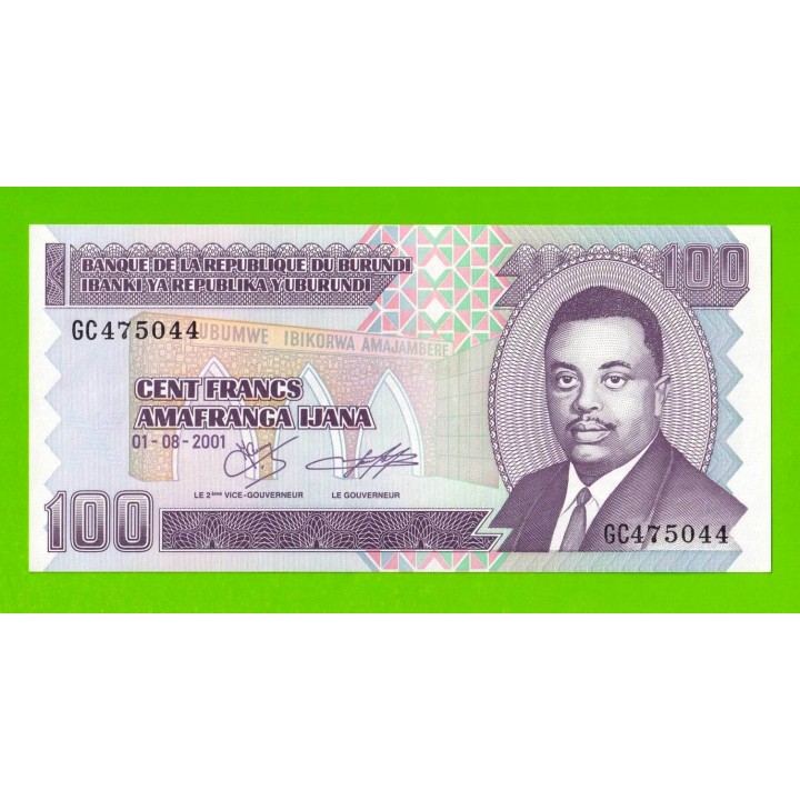 Бурунди - 100 франков - 2001 - UNC!!!