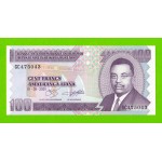 Бурунди - 100 франков - 2001 - UNC!!!