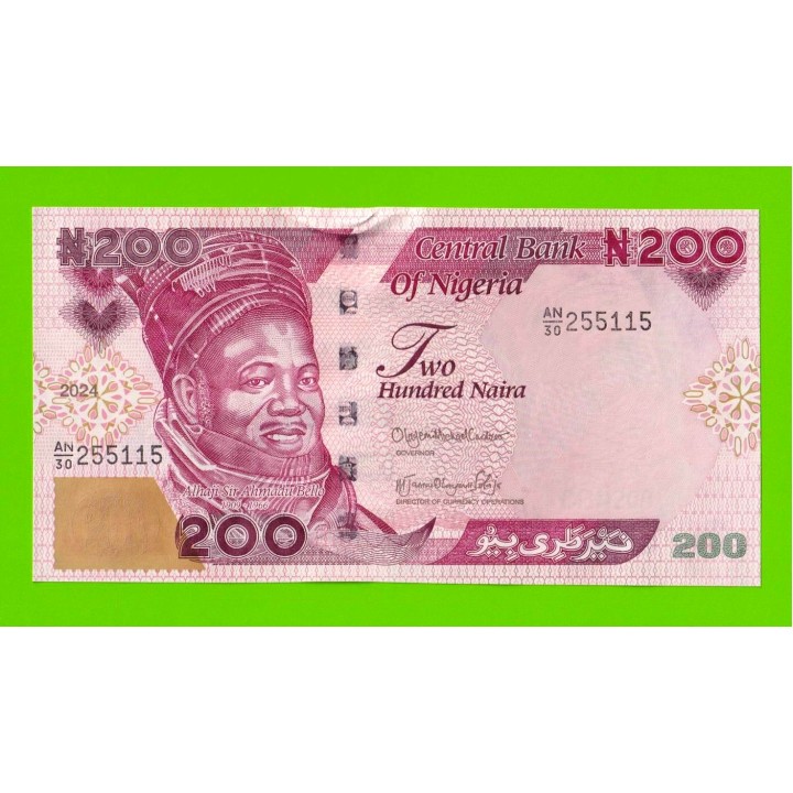 Нигерия - 200 найра - 2024 - UNC!!!