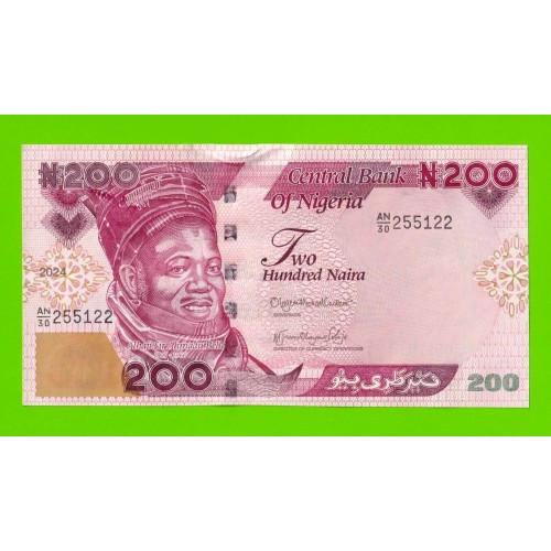Нигерия - 200 найра - 2024 - UNC!!!