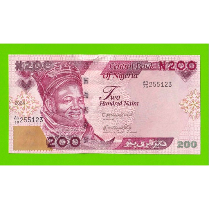 Нигерия - 200 найра - 2024 - UNC!!!