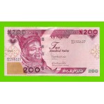 Нигерия - 200 найра - 2024 - UNC!!!