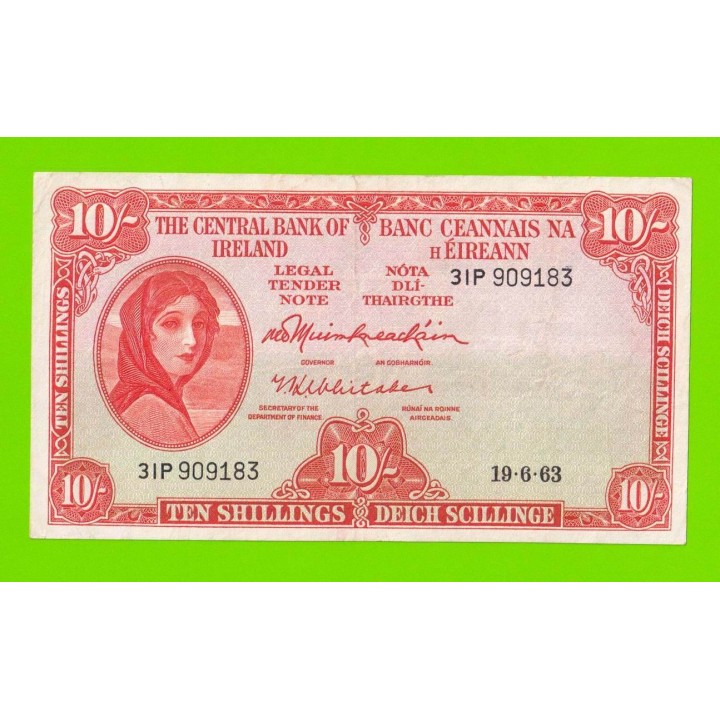 Ирландия - 10 шиллингов - 1963
