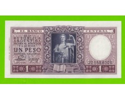 Аргентина - 1 песо - 1952 (1953) - серия B - UNC!!!