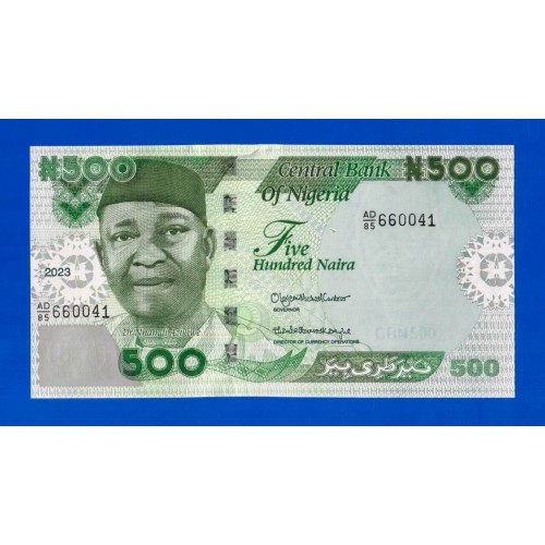 Нигерия - 500 найра - 2023 - UNC!!!