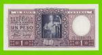 Аргентина - 1 песо - 1952 (1953) - серия B - UNC!!!