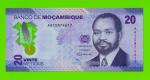 Мозамбик - 20 метикалов - 2024 (AA) - Полимер - UNC!!!