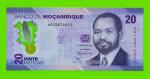 Мозамбик - 20 метикалов - 2024 (AA) - Полимер - UNC!!!