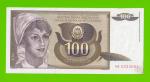 Югославия - 100 динаров - 1991 (AB) - aUNC!!!