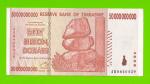 Зимбабве - 50000000000 / 50 миллиардов долларов - 2008 (AB) - VF