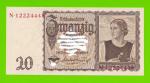 Германия - 20 марок - 1939 - UNC-!!!