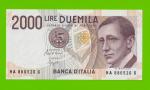 Италия - 2000 лир - 1990 - UNC!!!