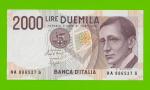 Италия - 2000 лир - 1990 - UNC-!!!