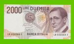 Италия - 2000 лир - 1990 - UNC!!!