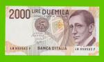 Италия - 2000 лир - 1990 - UNC!!!