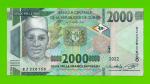 Гвинея - 2000 франков - 2022 - UNC!!!
