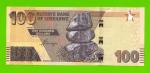 Зимбабве - 100 долларов - 2023 (AM) - UNC!!!