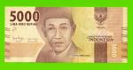 Индонезия - 5000 рупий - 2016 (2019) - UNC!!!