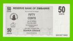 Зимбабве - 50 центов - 2006 - aUNC!!!