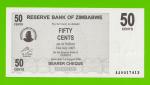 Зимбабве - 50 центов - 2006 - aUNC!!!