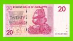 Зимбабве - 20 долларов - 2007 (AD)