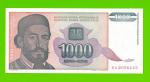 Югославия - 1000 динаров - 1994 (AA) - UNC!!!