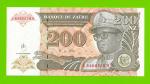 Заир - 200 новых заире - 1994 - UNC!!!