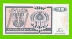 Босния и Герцеговина (Республика Сербская) - 1000 динаров - 1992 (AA)