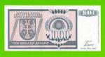 Босния и Герцеговина (Республика Сербская) - 1000 динаров - 1992 (AA)