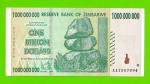 Зимбабве - 1000000000 / 1 миллиард долларов - 2008 (AA)